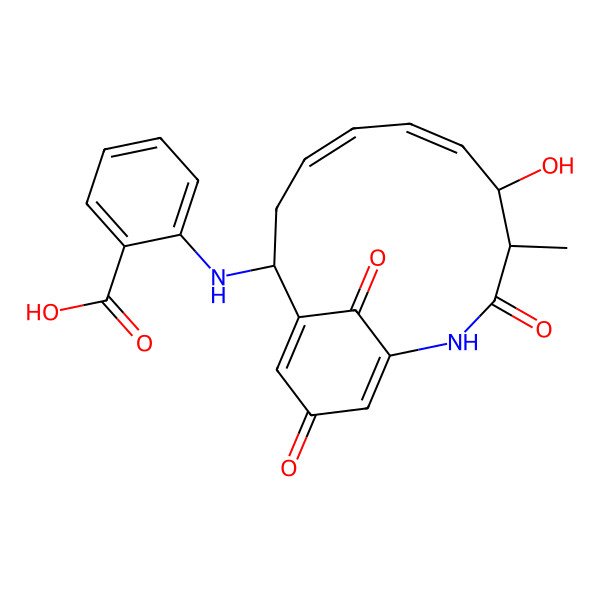 2D Structure of Aminoansamycin F