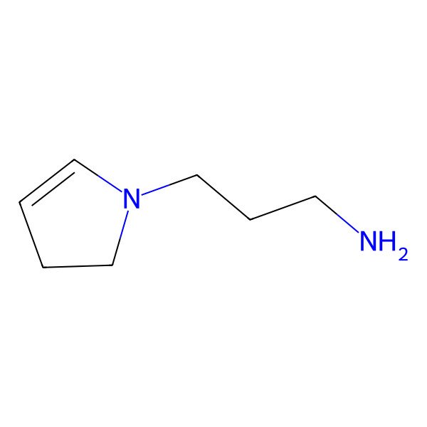 2D Structure of Aminopropylpyrroline