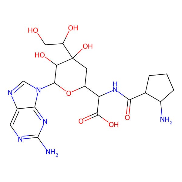 2D Structure of Amipurimycin