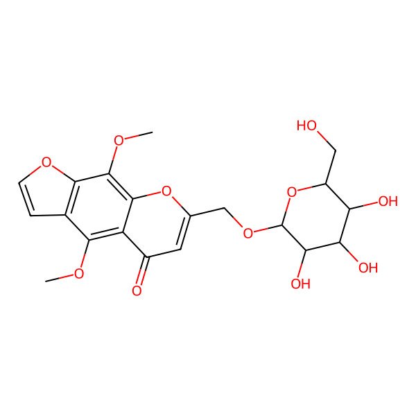 2D Structure of Ammiol glucoside
