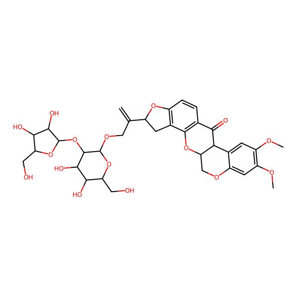 2D Structure of Amorphin Flavonoid