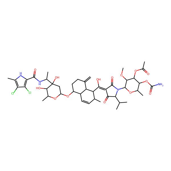 2D Structure of Amycolamicin