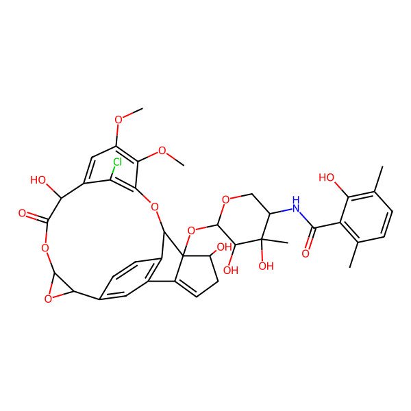 2D Structure of Amycolamycin A