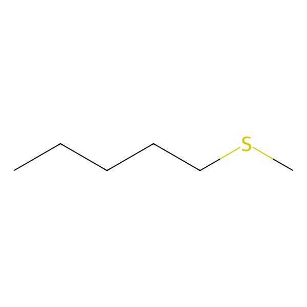 2D Structure of Amyl Methyl Sulfide