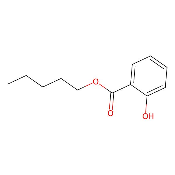 2D Structure of Amyl Salicylate