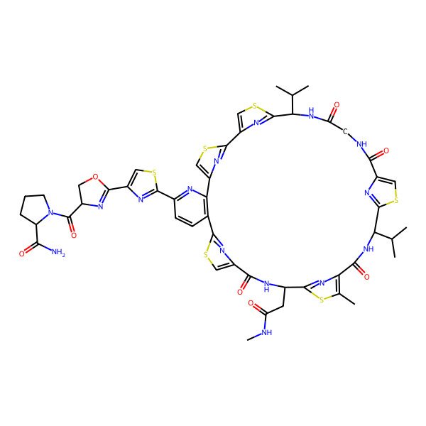 2D Structure of Amythiamicin A