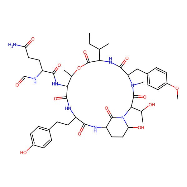 2D Structure of Anabaenopeptilide 90A