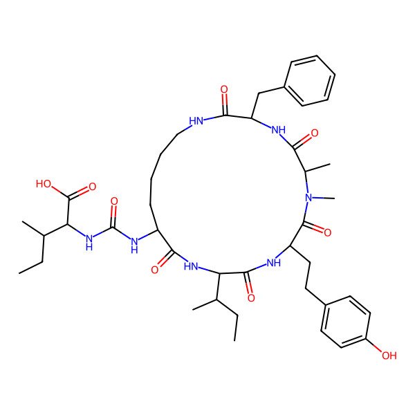 2D Structure of Anabaenopeptin 807