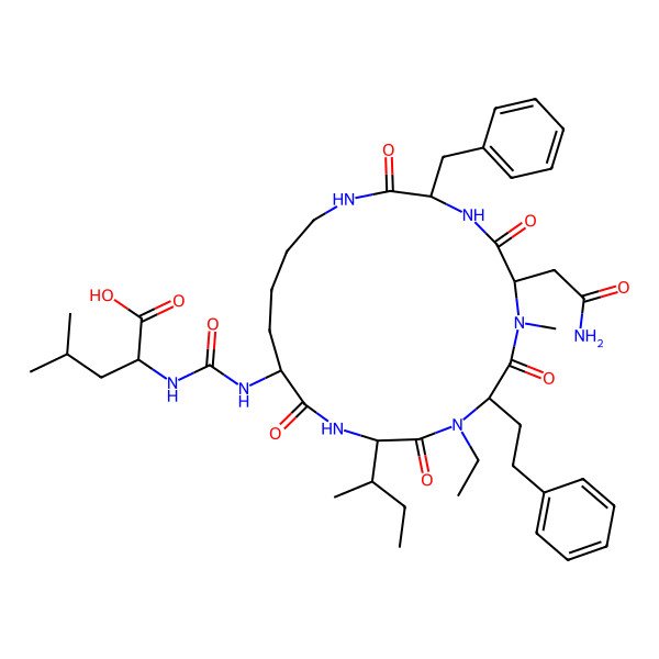 2D Structure of Anabaenopeptin 863a