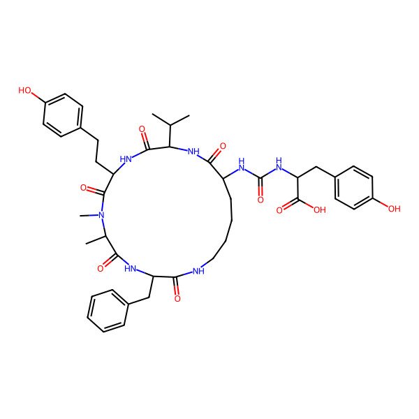 2D Structure of Anabaenopeptin A