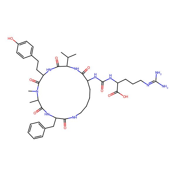 2D Structure of Anabaenopeptin B