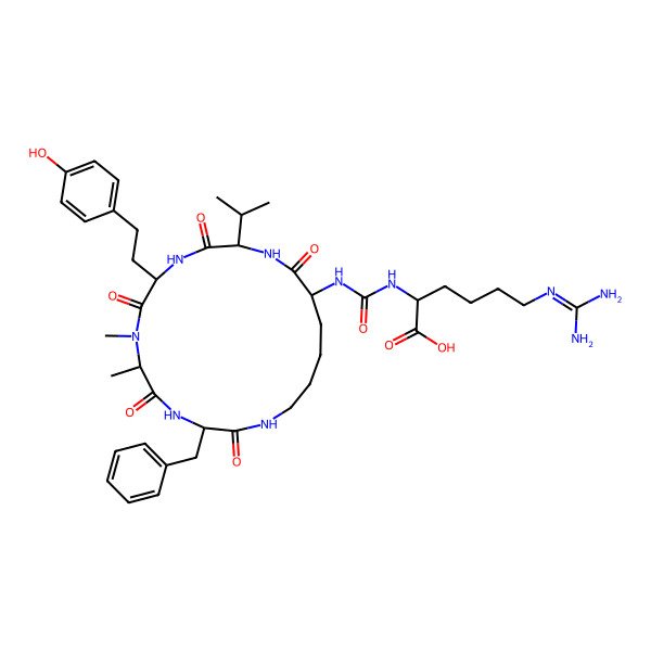 2D Structure of Anabaenopeptin B1