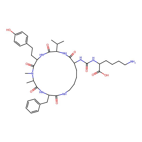 2D Structure of Anabaenopeptin C