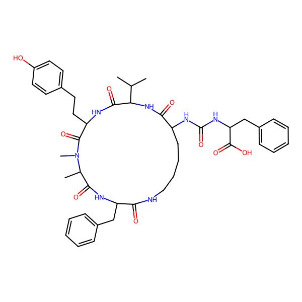 2D Structure of Anabaenopeptin D