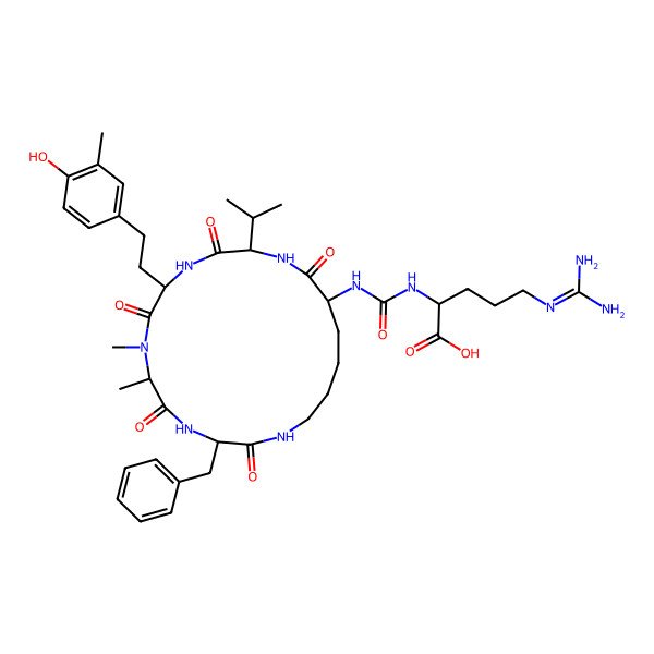2D Structure of anabaenopeptin E