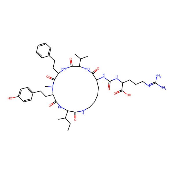 2D Structure of Anabaenopeptin HU892