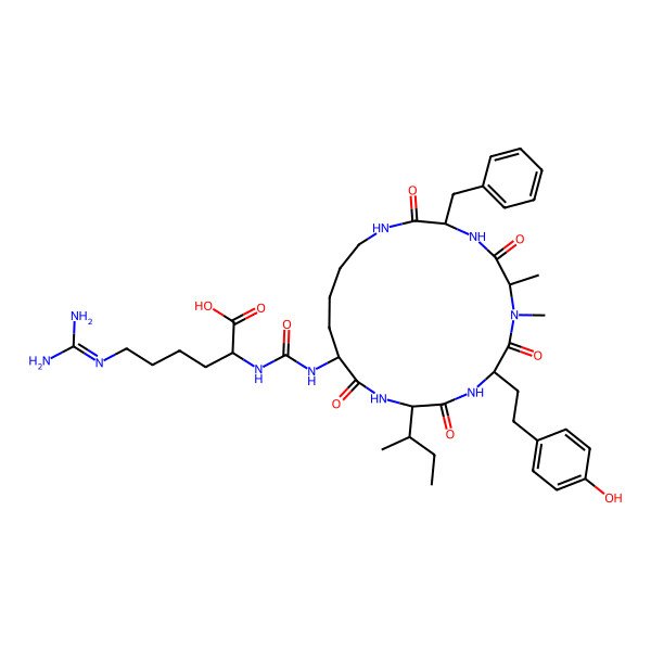 2D Structure of Anabaenopeptin KT864