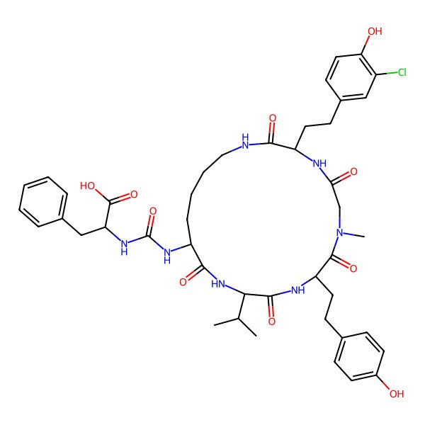 2D Structure of Anabaenopeptin SA10