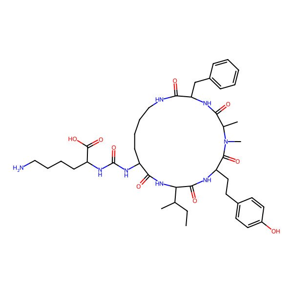2D Structure of Anabaenopeptin SA3