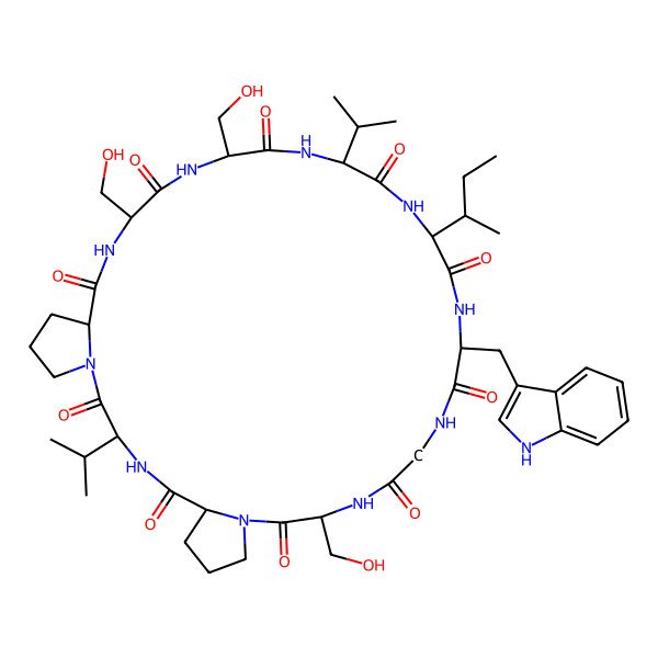 2D Structure of Anacyclamide B10