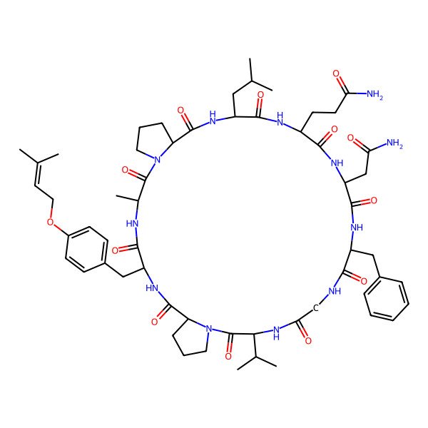 2D Structure of Anacyclamide E10P