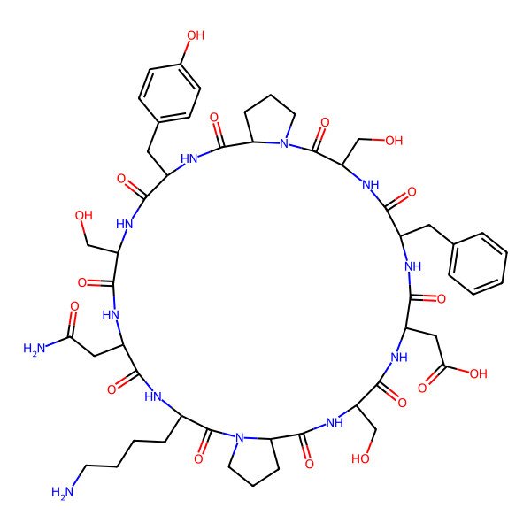 2D Structure of Anacyclamide F10P