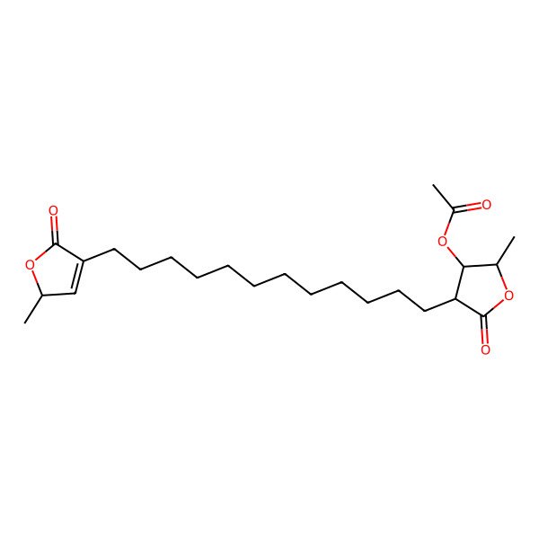 2D Structure of Ancepsenolide Acetate