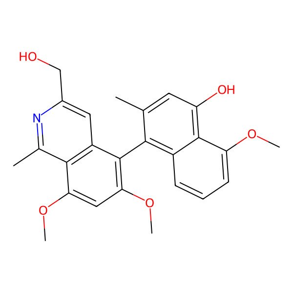2D Structure of Ancistrobenomine A