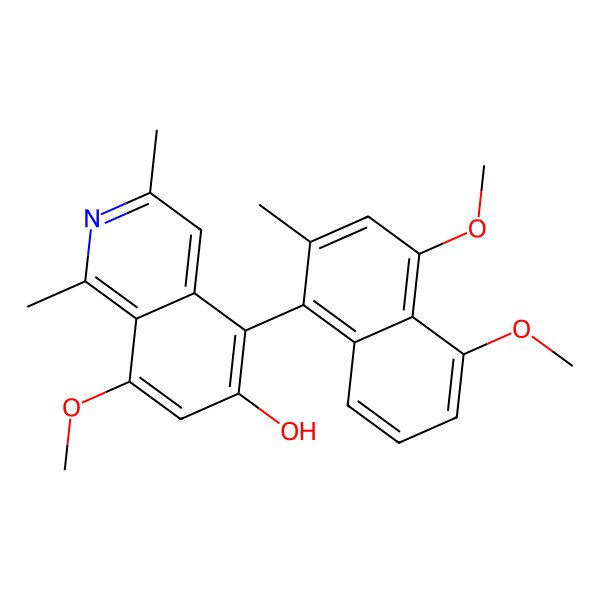 2D Structure of Ancistrocladeine 2D Structure of Ancistrocladeine