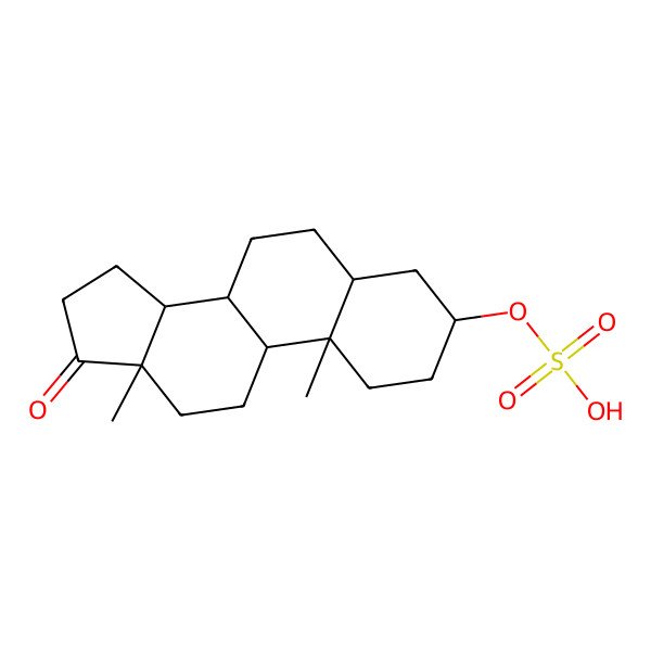 2D Structure of Androsterone Sulfate