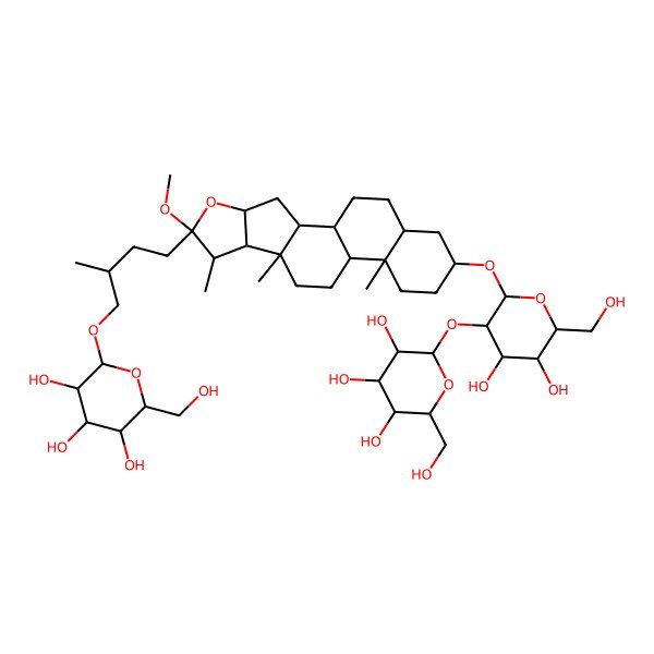2D Structure of Anemarsaponin E