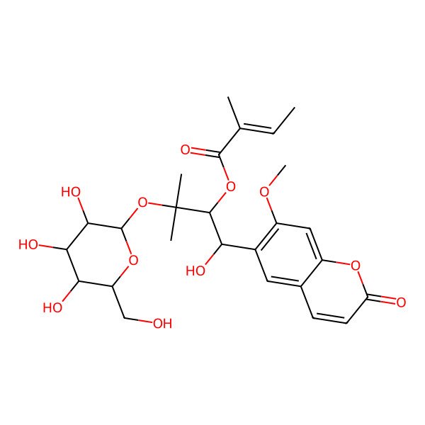 2D Structure of angeloside A