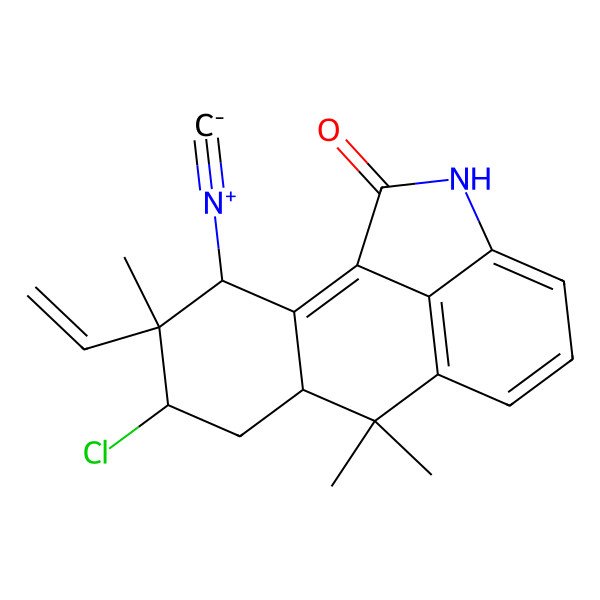 2D Structure of Anhydrohapaloxindole A