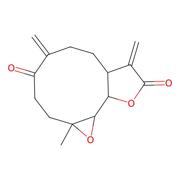 2D Structure of Anhydroverlotorin epoxide