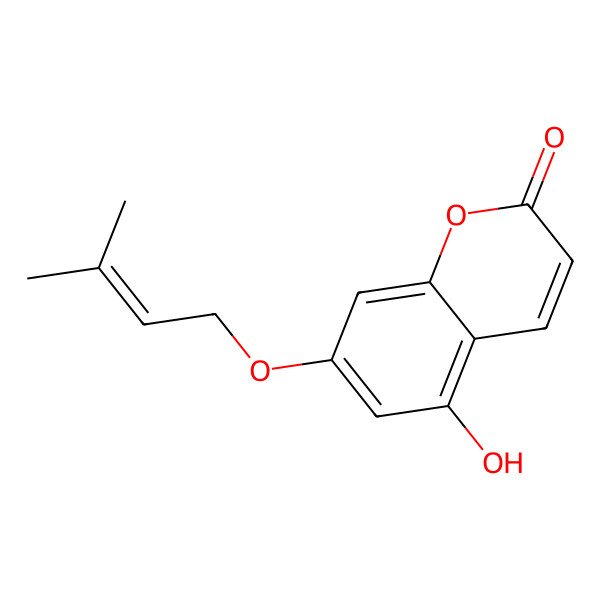 2D Structure of Anisocoumarin B