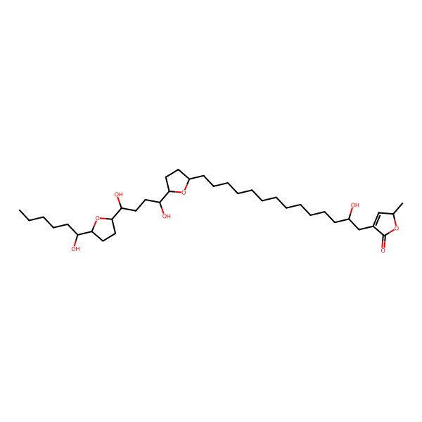 2D Structure of Annosquatin-II, (rel)-