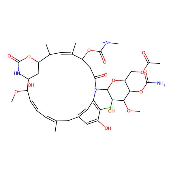 2D Structure of Ansacarbamitocin A1
