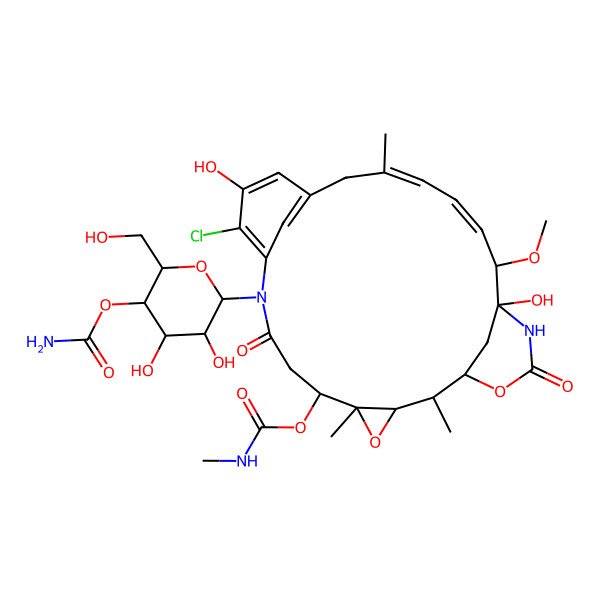 2D Structure of ansacarbamitocin D