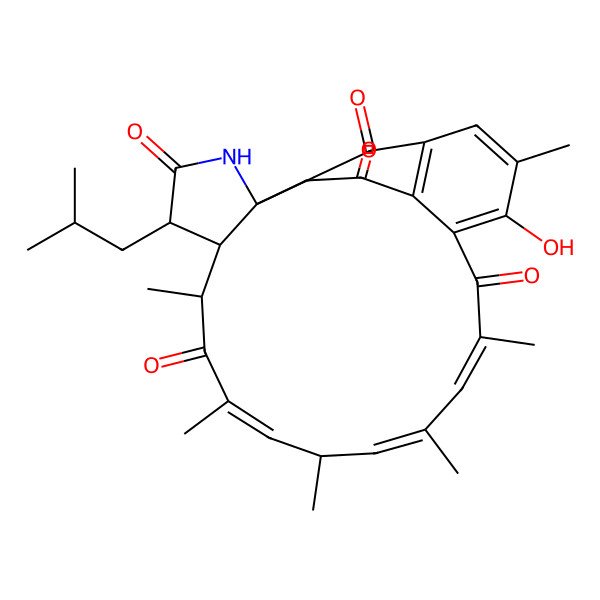 2D Structure of Ansalactam A