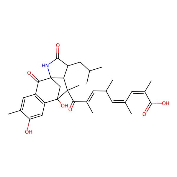 2D Structure of Ansalactam C