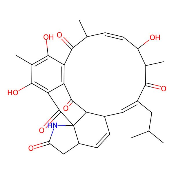 2D Structure of Ansaseomycin A