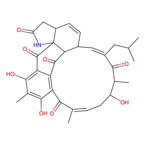 2D Structure of Ansaseomycin B