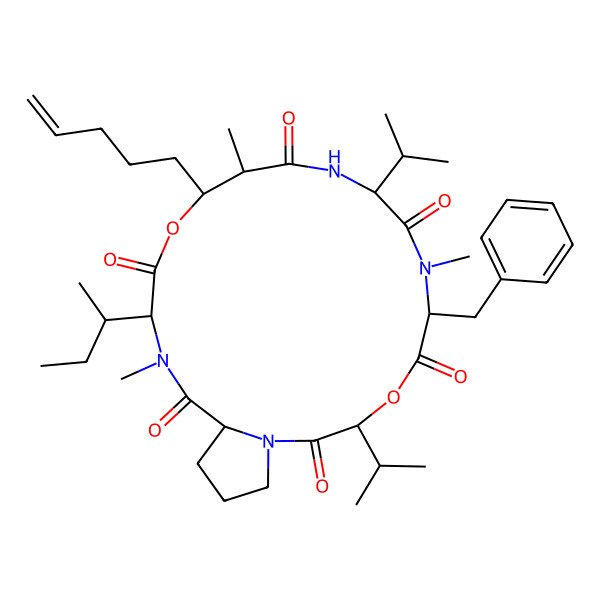 2D Structure of Antanapeptin B