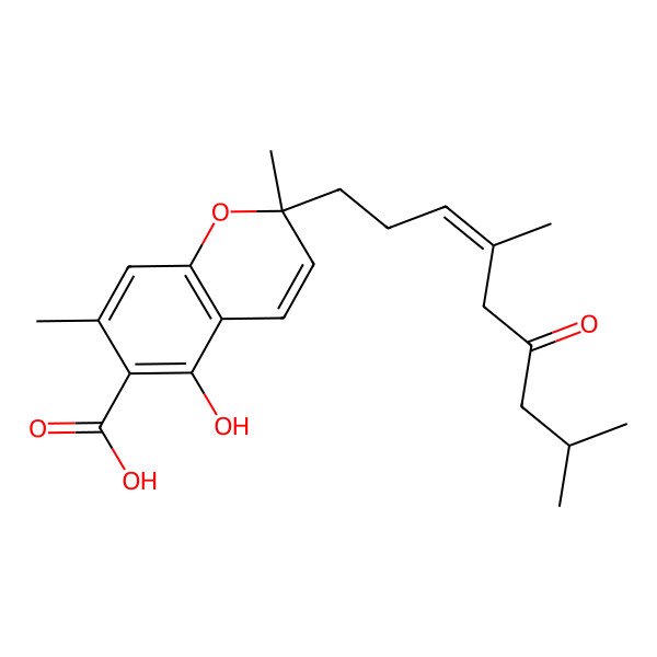 2D Structure of Anthopogochromene A