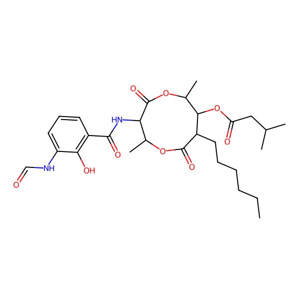 2D Structure of Animicin A