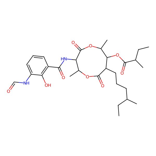 2D Structure of Antimycin A10