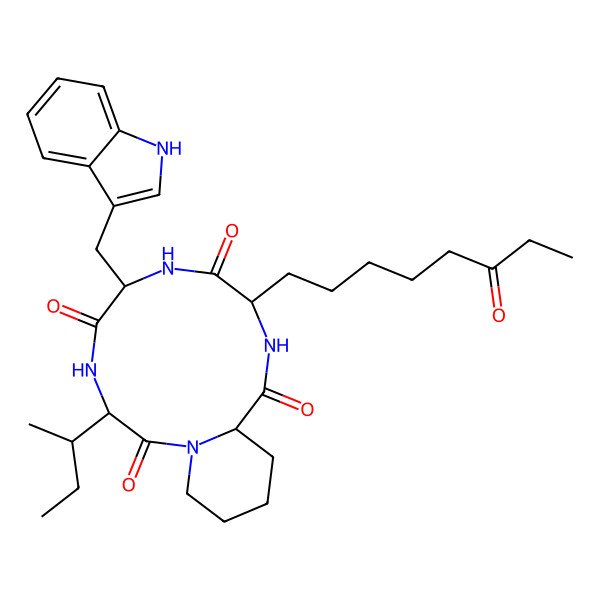 2D Structure of Apicidin A