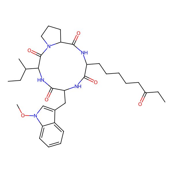 2D Structure of Apicidin B