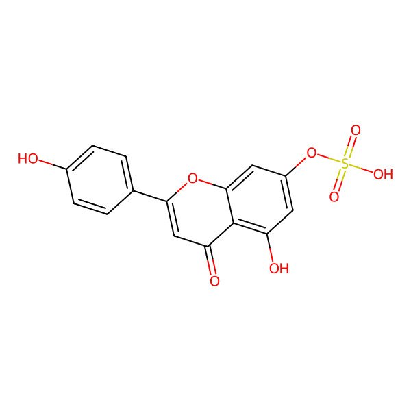 2D Structure of Apigenin 7-sulfate