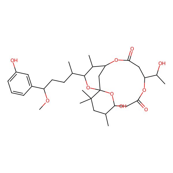 2D Structure of Aplysiatoxin, 17-debromo-